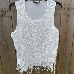Unique Spectrum Lace Tank